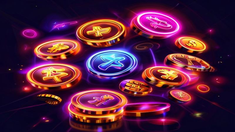 Minh hoạ giao diện game nổ hũ với các biểu tượng và quỹ jackpot